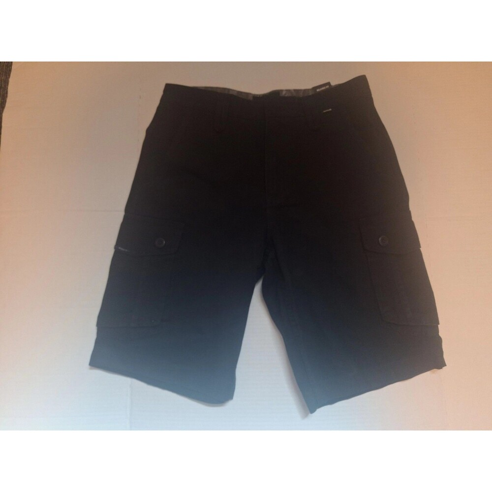 NWT Hurley Cargo Shorts Men Size 31 Waist, 23" Length Black Utility Pockets Read